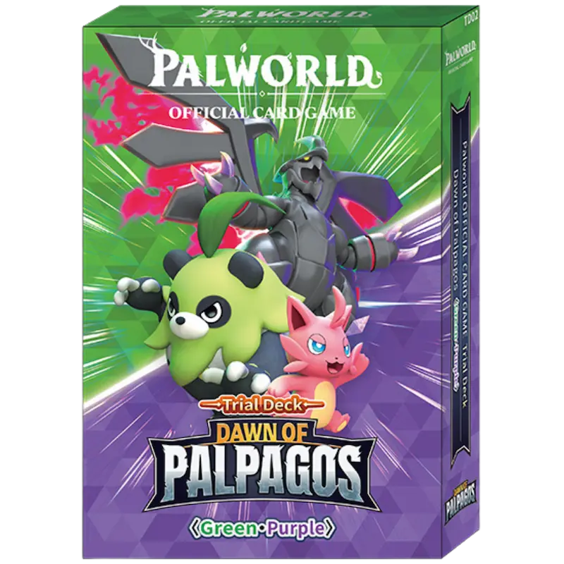 Palworld OCG - Dawn of Palpagos Green / Purple Trial Deck
