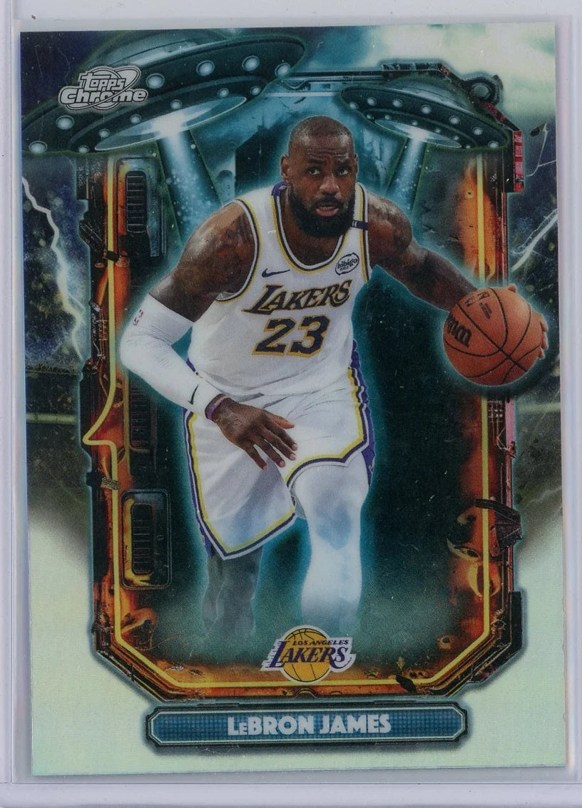 2025-2026 Topps Cosmic Chrome LeBron James Extra Terrestrial Refractor #ET-8
