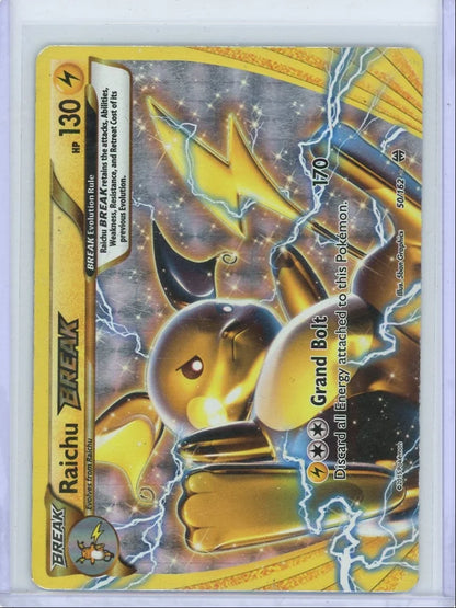 Raichu BREAK 2016 Pokemon BREAKthrough #50/162 HP/DMG