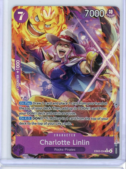 Charlotte Linlin One Piece Extra Booster 03 Heroines Edition Alternate Art (EB03-034)