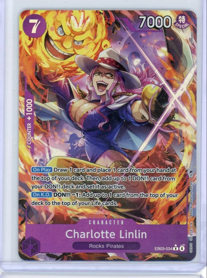 Charlotte Linlin One Piece Extra Booster 03 Heroines Edition Alternate Art (EB03-034)