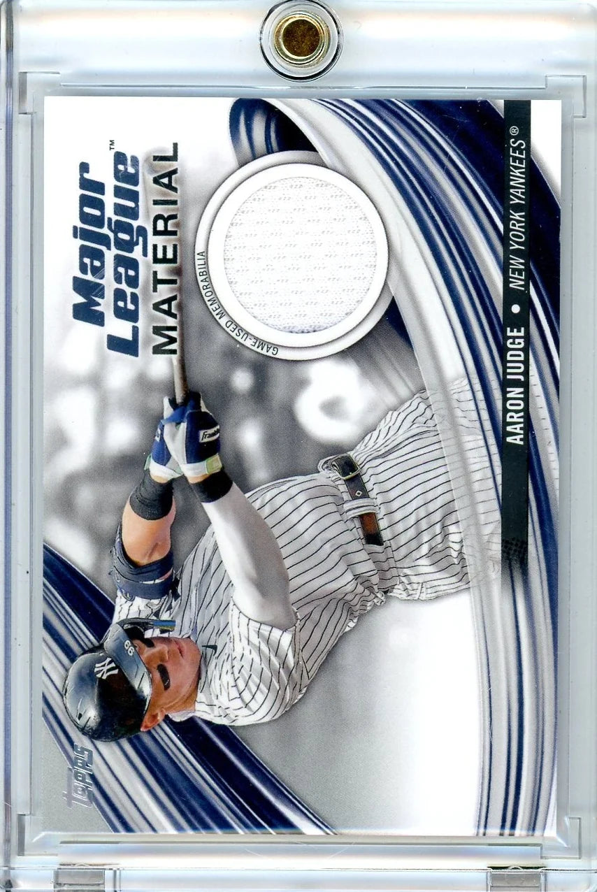Aaron Judge 2023 Topps Update Series Major League Material Jersey Relic