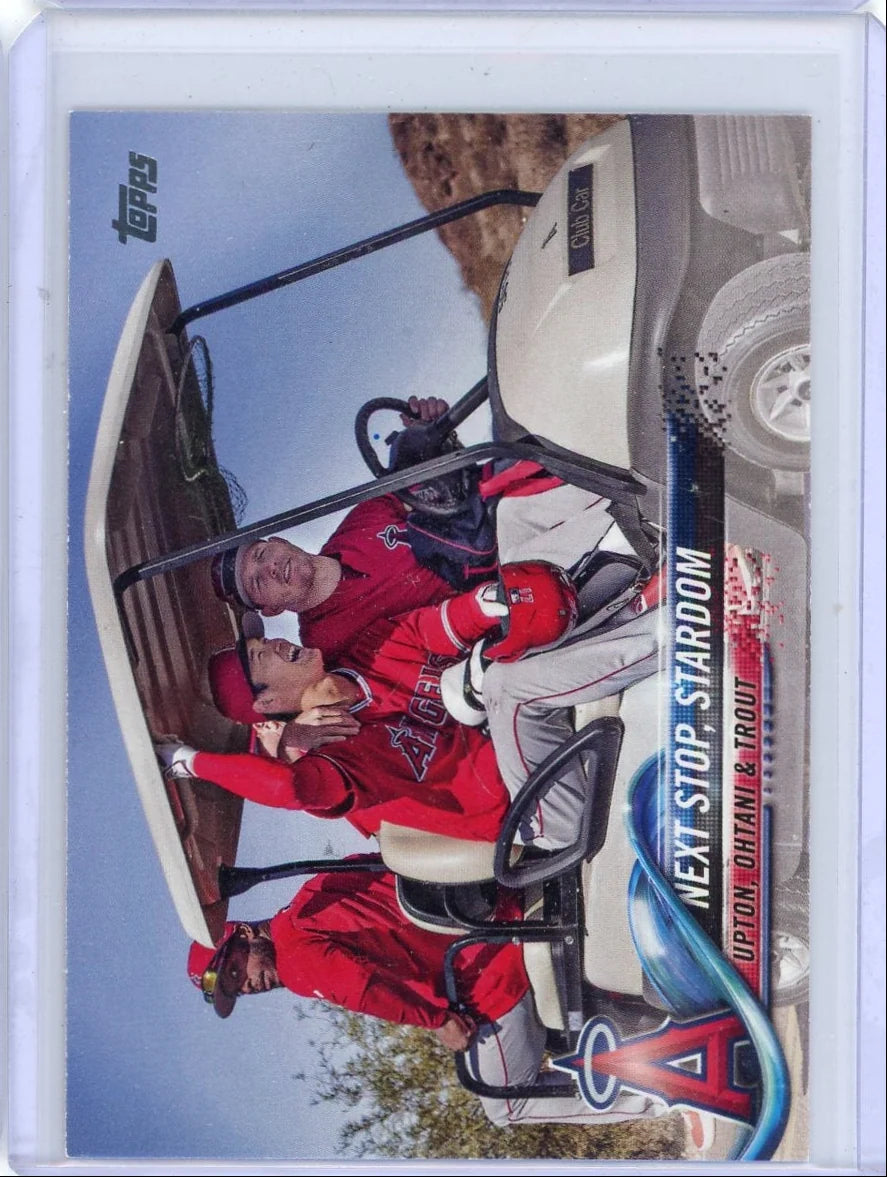 Next Stop, Stardom (Shohei Ohtani) 2018 Topps Update Series #US158