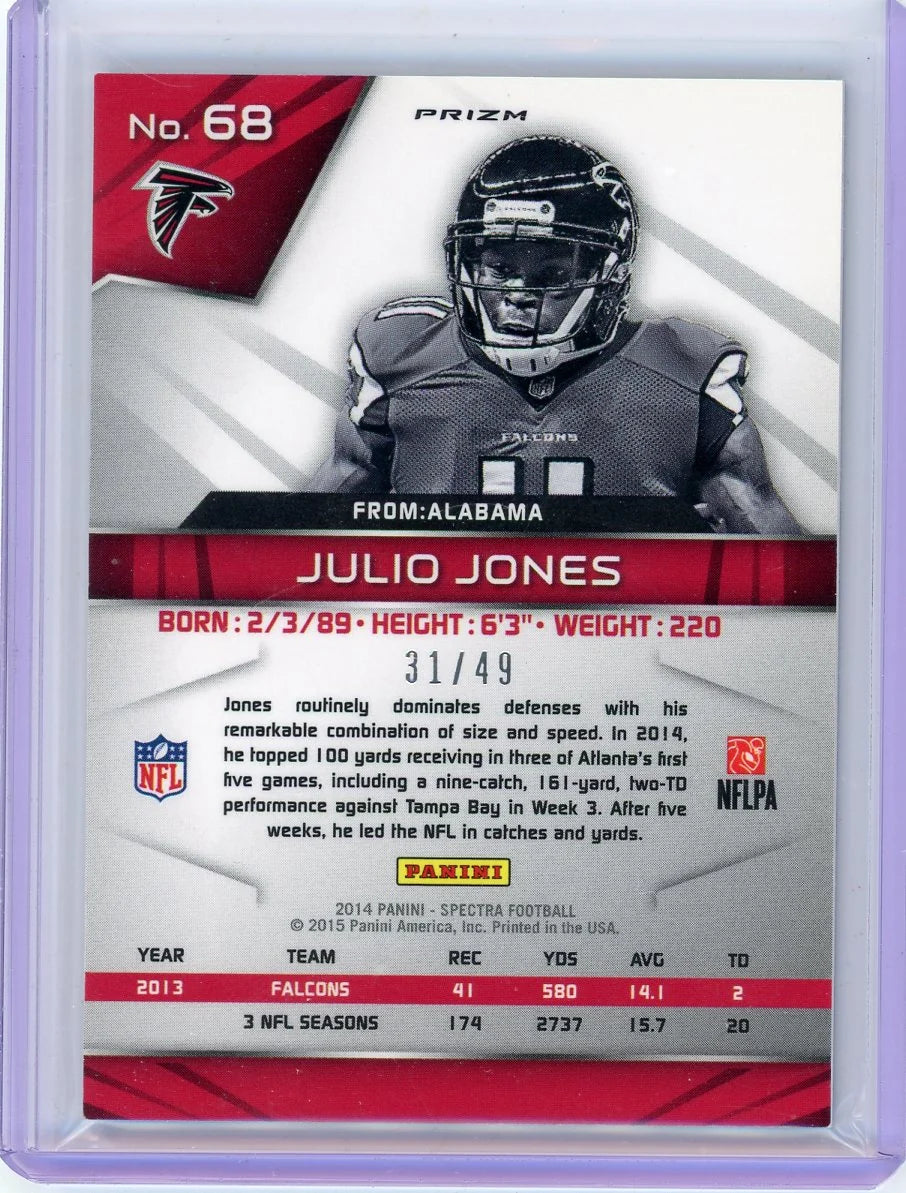 Julio Jones 2014 Panini Spectra Blue #'d 31/49