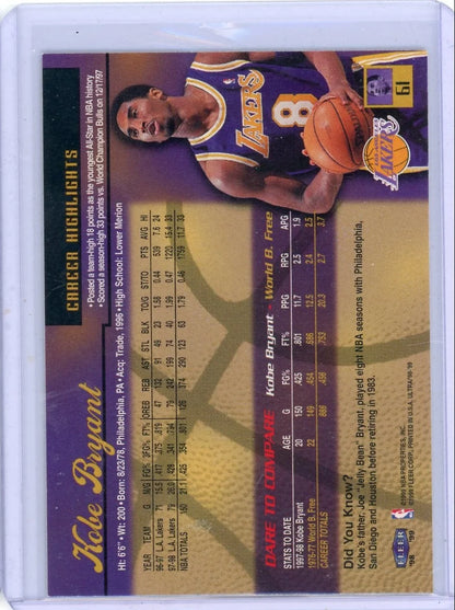 Kobe Bryant 1998-99 Fleer Ultra #61
