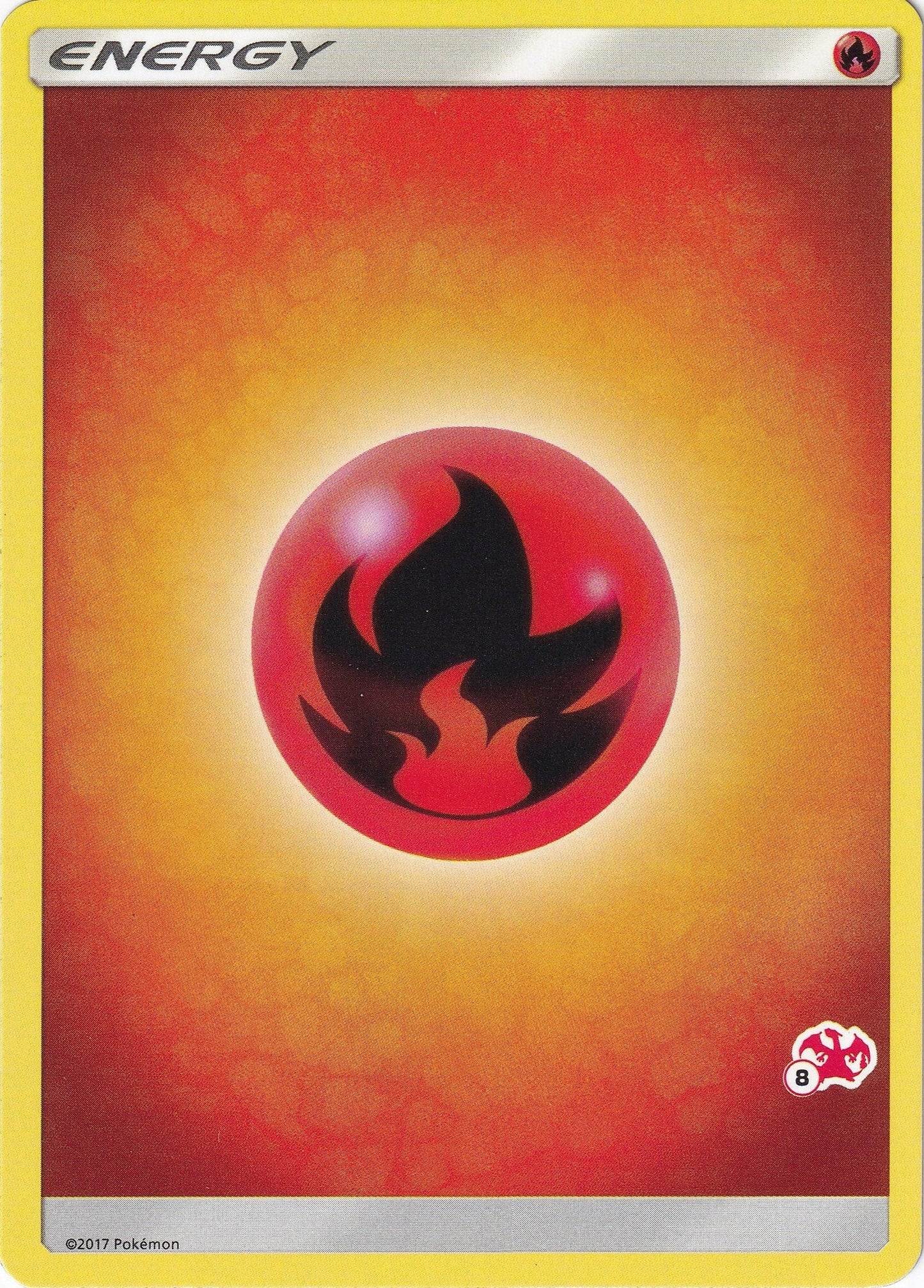 Fire Energy (#8 Charizard Stamped) (Battle Academy) (BTA)