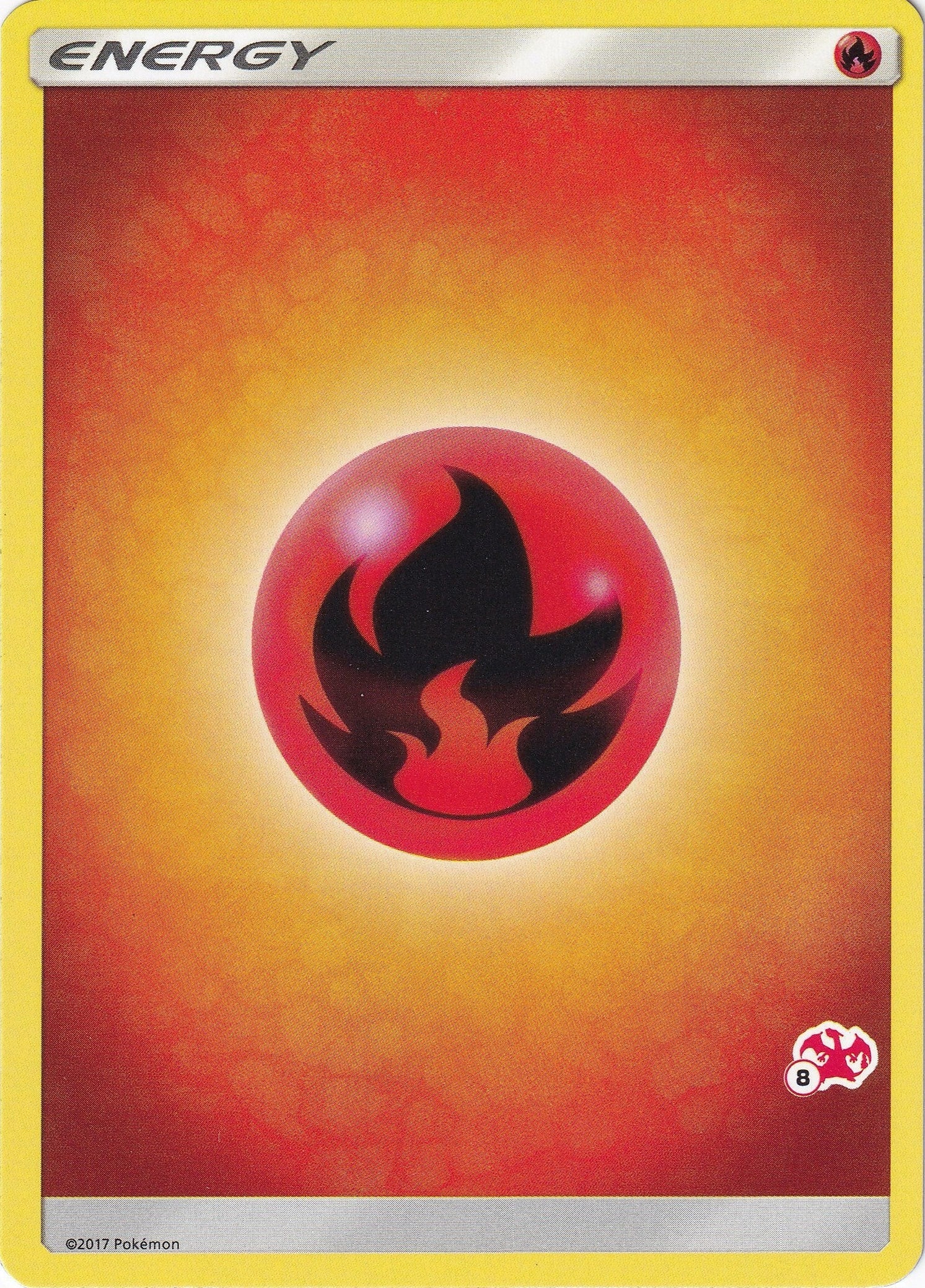 Fire Energy (#8 Charizard Stamped) (Battle Academy) (BTA)