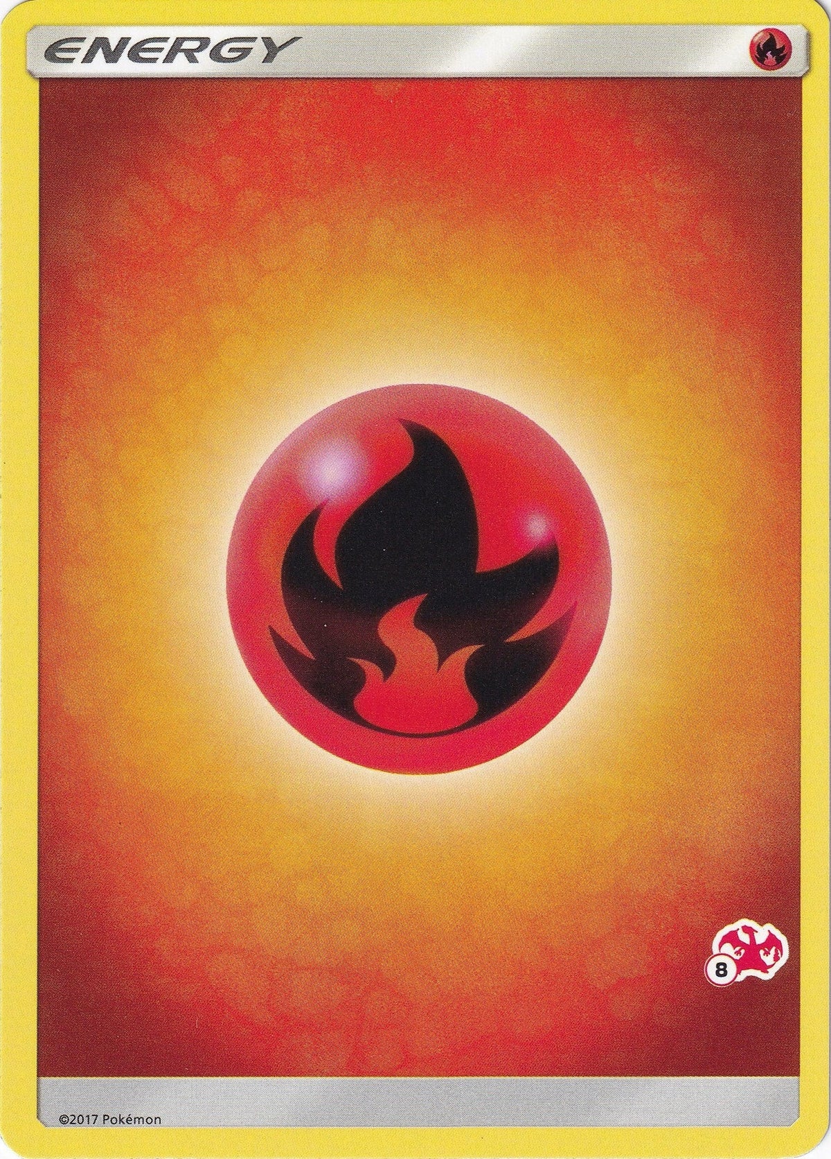 Fire Energy (#8 Charizard Stamped) (Battle Academy) (BTA)