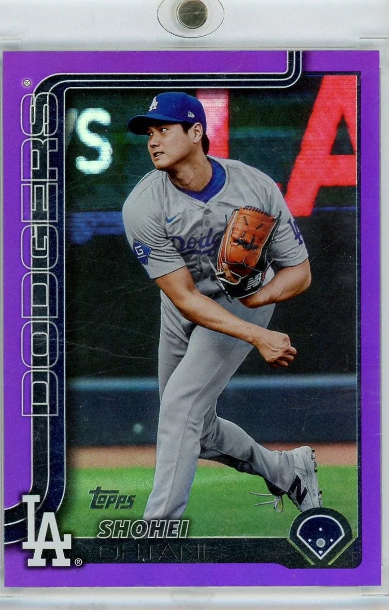 Shohei Ohtani 2025 Topps Series 2 purple holo #'d 091/250