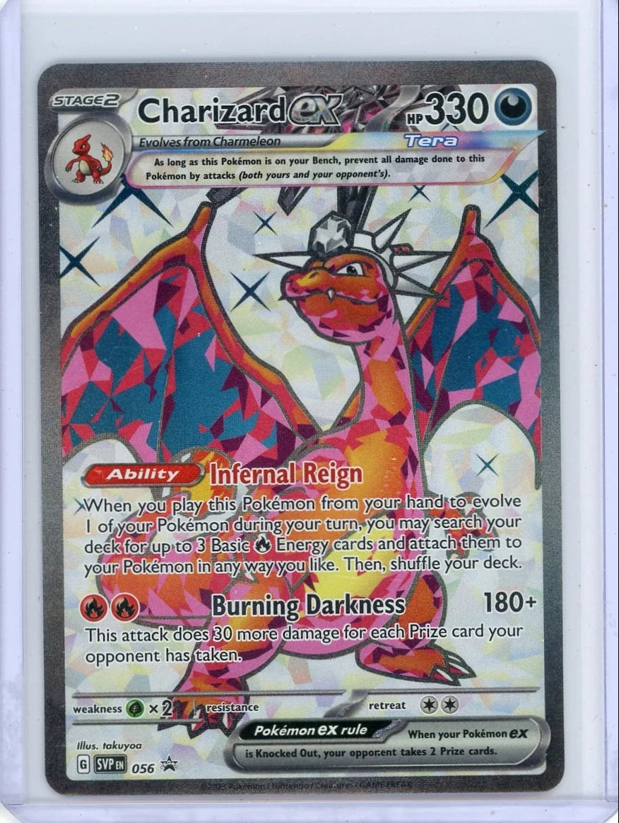Charizard ex Pokémon Scarlet & Violet Black Star Promo #056