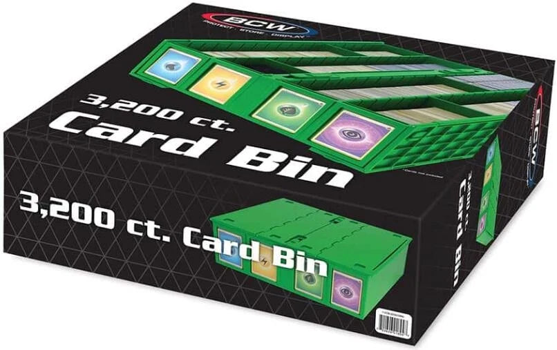 3200 Collectible Card Bin - Green