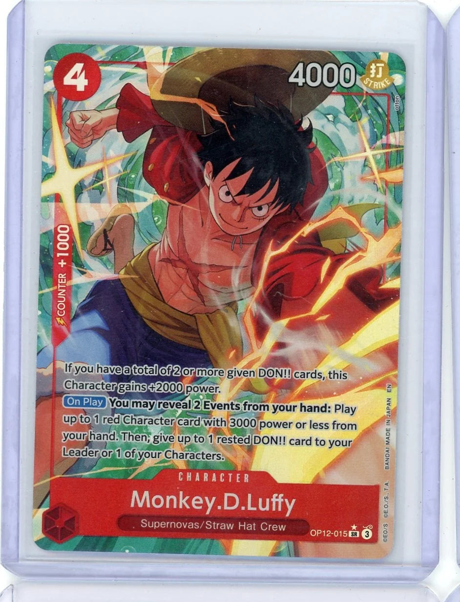 Monkey D. Luffy One Piece Legacy of the Master Super Rare #OP12-015