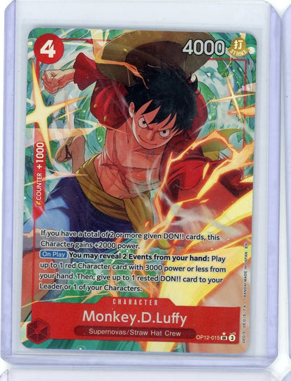 Monkey D. Luffy One Piece Legacy of the Master Super Rare #OP12-015