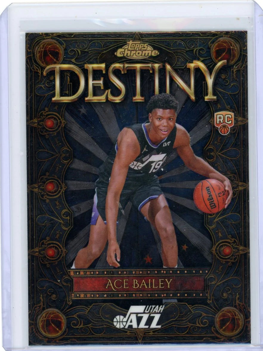 Ace Bailey 2025-26 Topps Chrome Destiny RC