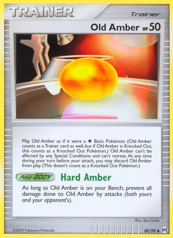 Old Amber (89/99) (Arceus) (AR)
