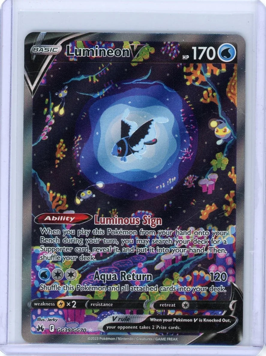 Lumineon V Pokémon Crown Zenith Galarian Gallery #GG39/GG70