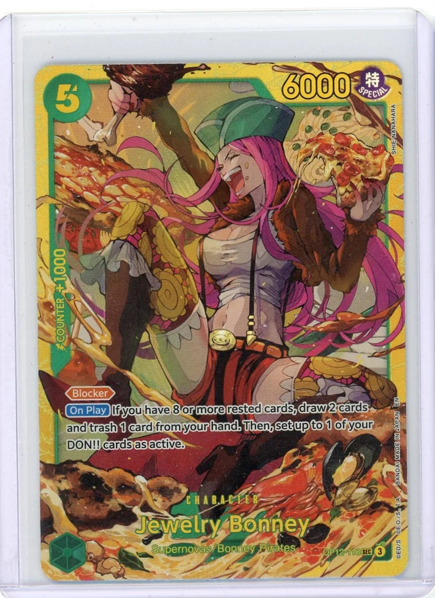 Jewelry Bonney One Piece Legacy of the Master Secret Rare (OP12-118)