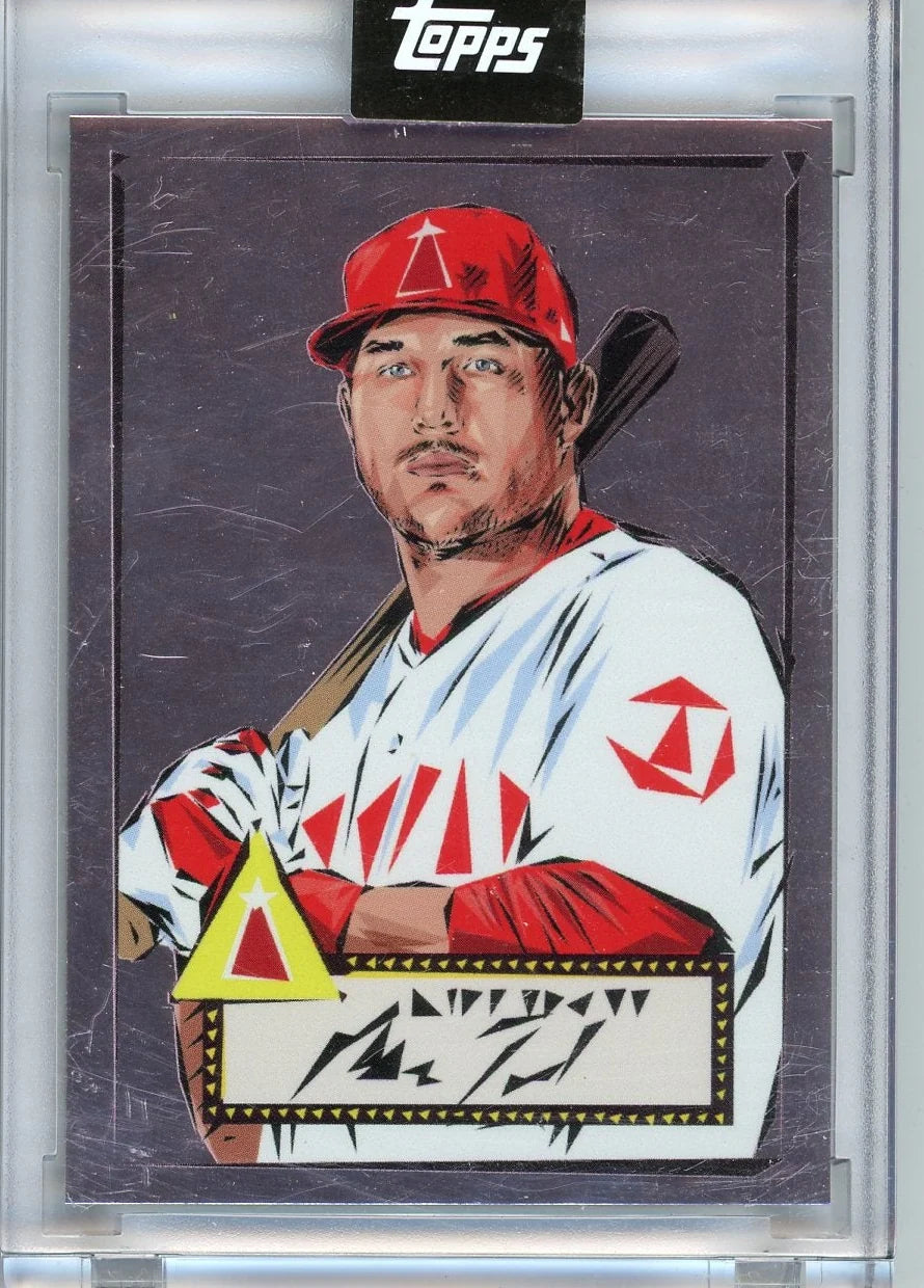 Mike Trout 2022 Topps '52 by Naturel Gum-Back foil #'d 119/199