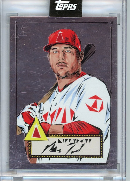 Mike Trout 2022 Topps '52 by Naturel Gum-Back foil #'d 119/199
