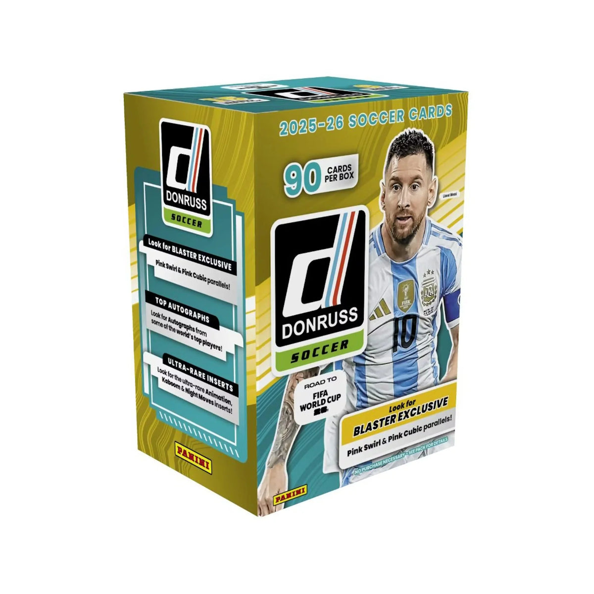 2025-26 Panini Donruss Soccer Road to World Cup Hobby Blaster 20 Box Case
