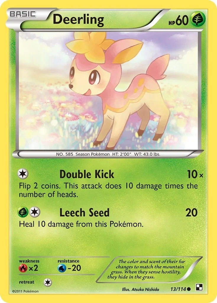 Deerling (13/114) (Black and White) (BLW)