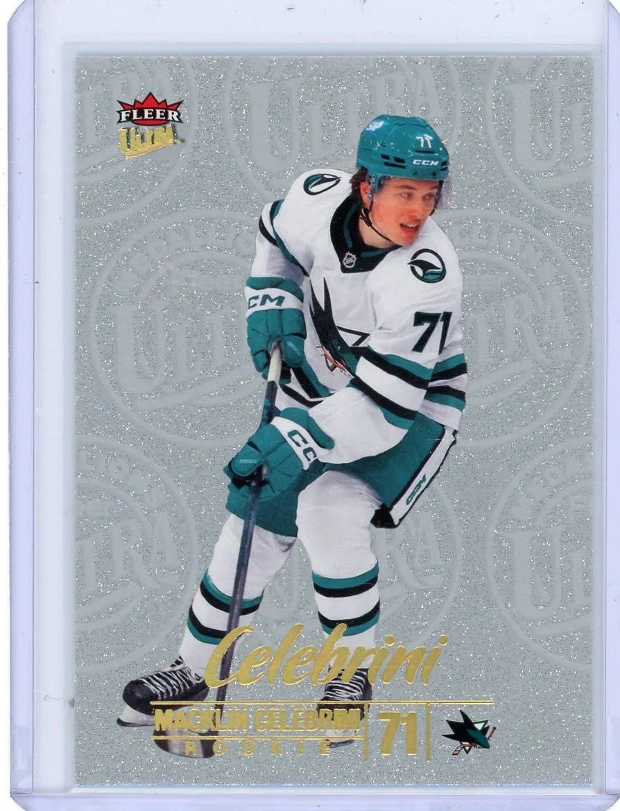Macklin Celebrini 2024-25 Upper Deck Fleer Ultra Medallions RC