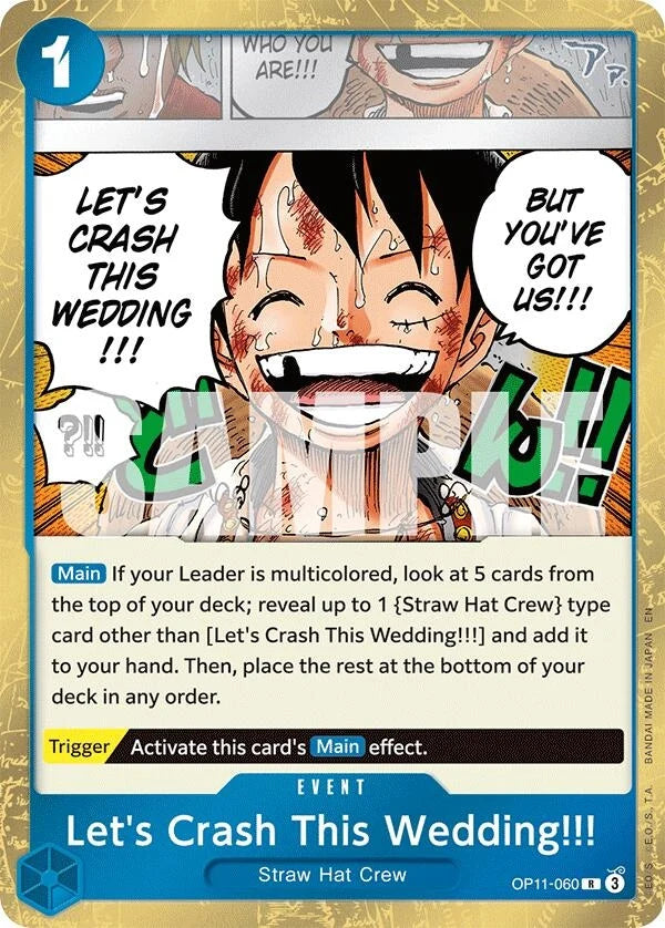 Let's Crash This Wedding!!! (OP11-060) (A Fist of Divine Speed) (OP11)