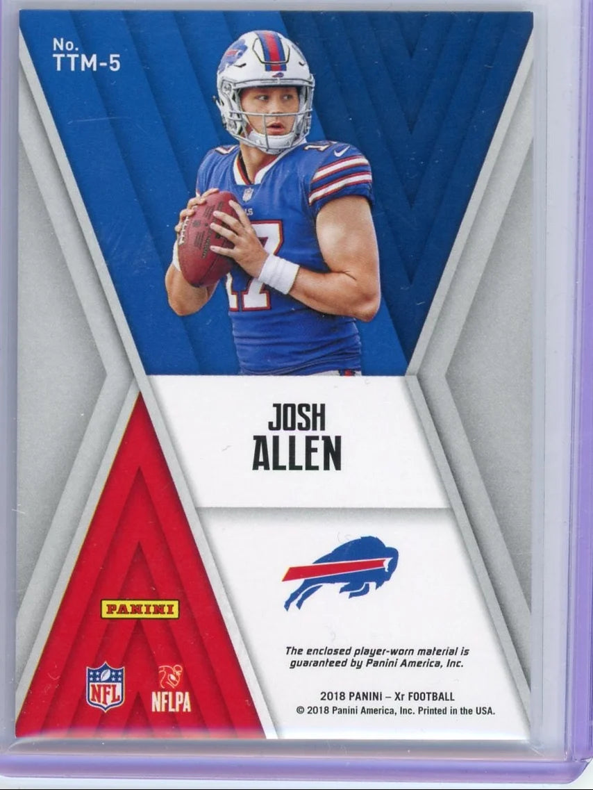Josh Allen 2018 Panini XR Rookie Triple Threats #'d 21/99