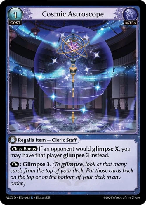 Cosmic Astroscope (033) (Alchemical Revolution Starter Decks) (ALCSD)