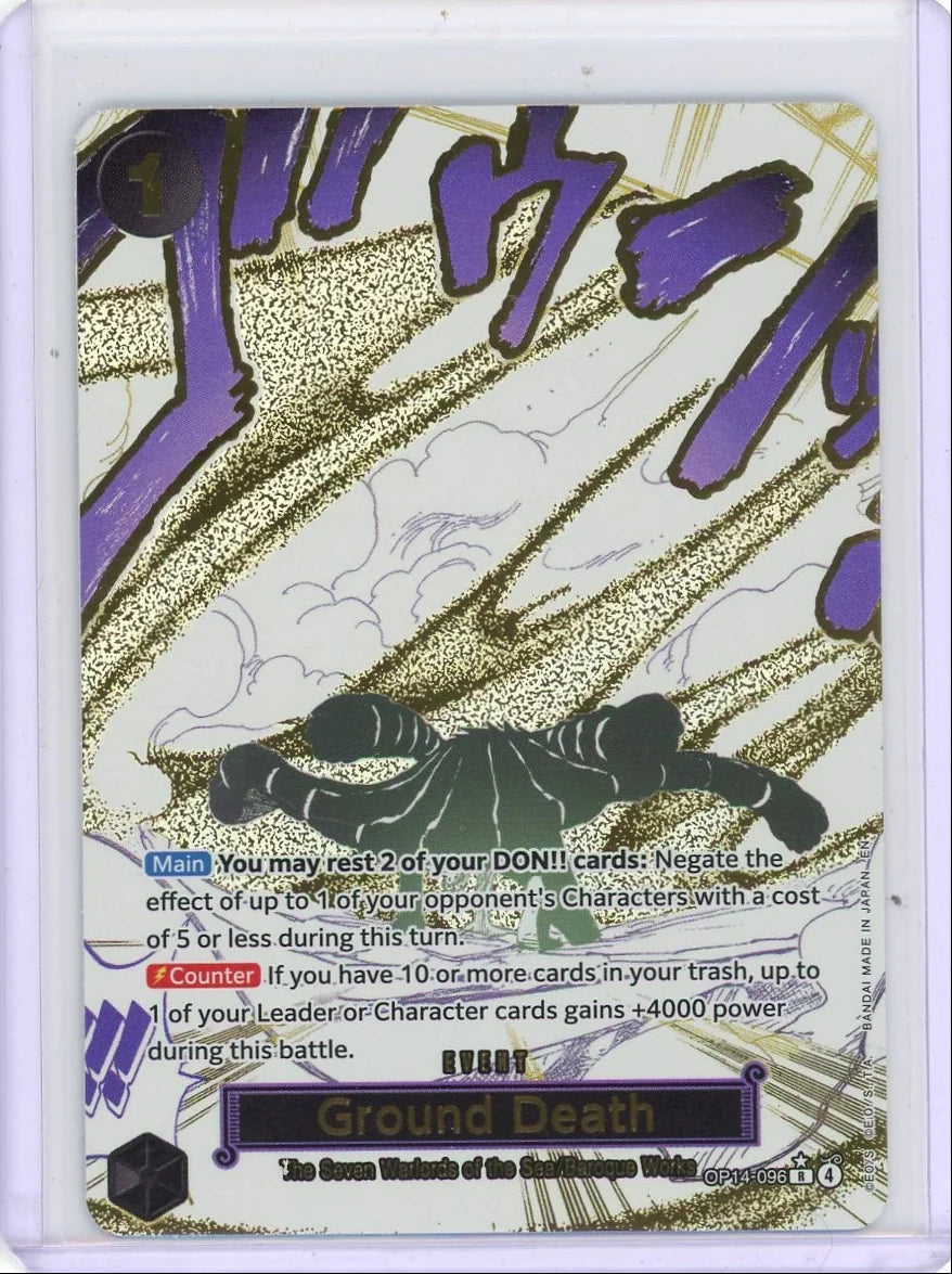 Ground Death One Piece The Azure Sea's Seven #OP14-096