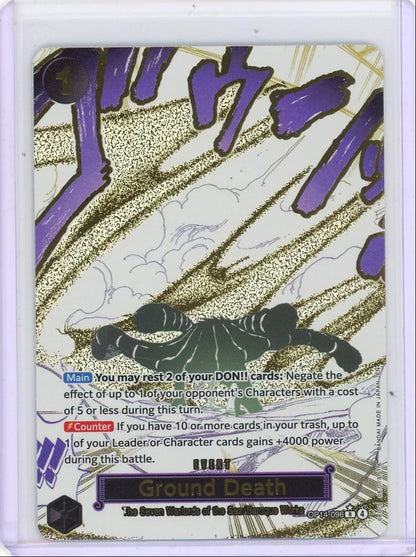 Ground Death One Piece The Azure Sea's Seven #OP14-096