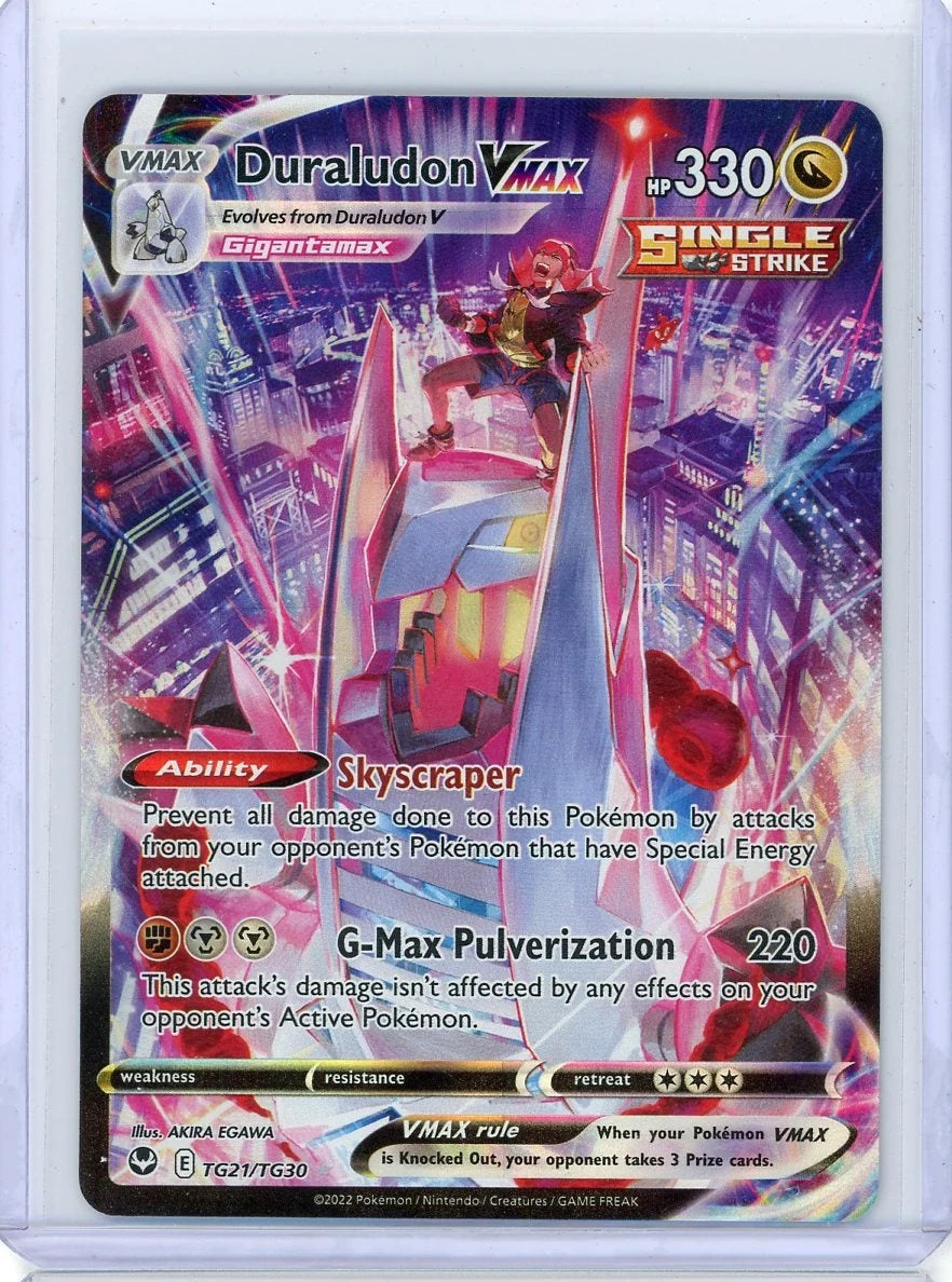Duraludon Vmax Pokémon Silver Tempest Ultra Rare #TG21/TG30