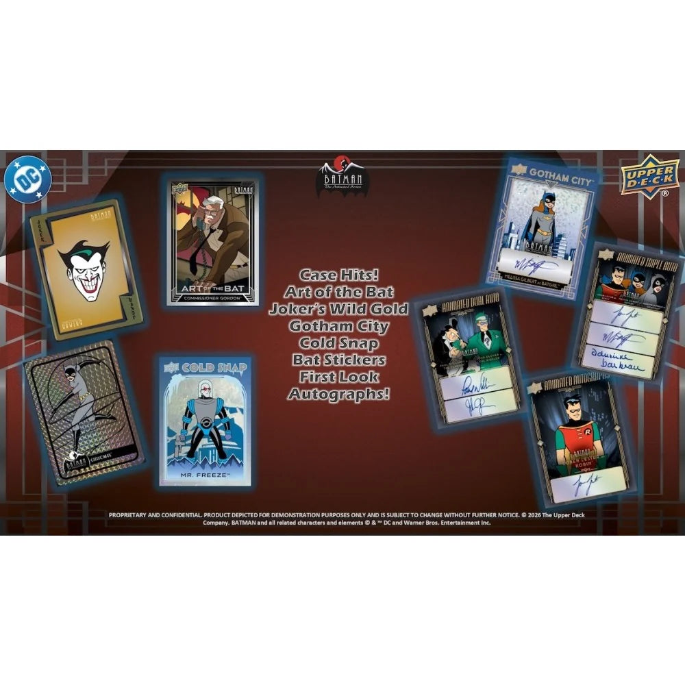 2026 Upper Deck Batman The Animated Series Hobby 12 Box Case [Contact us to order]