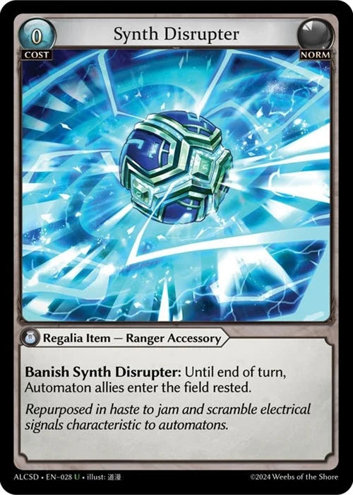 Synth Disrupter (028) (Alchemical Revolution Starter Decks) (ALCSD)