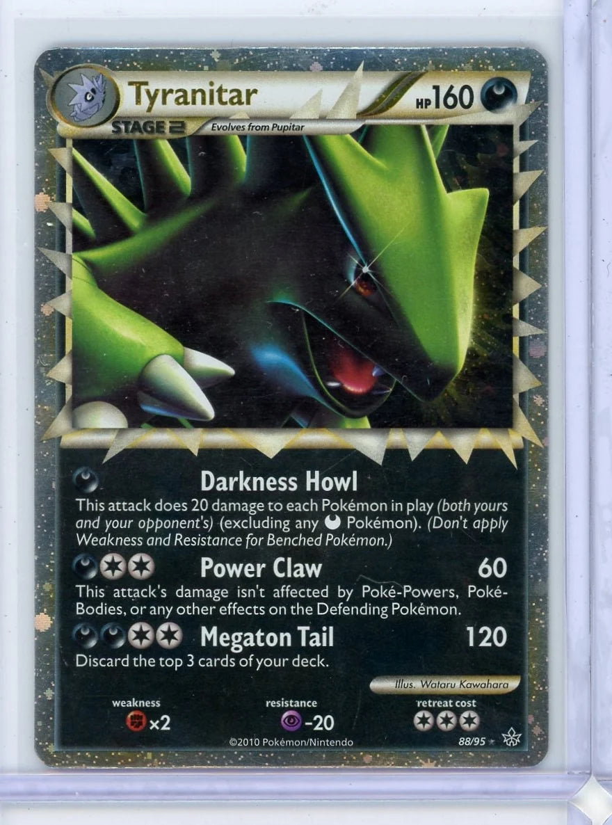 Tyranitar Prime Pokémon HGSS Unleashed Ultra Rare #88/95