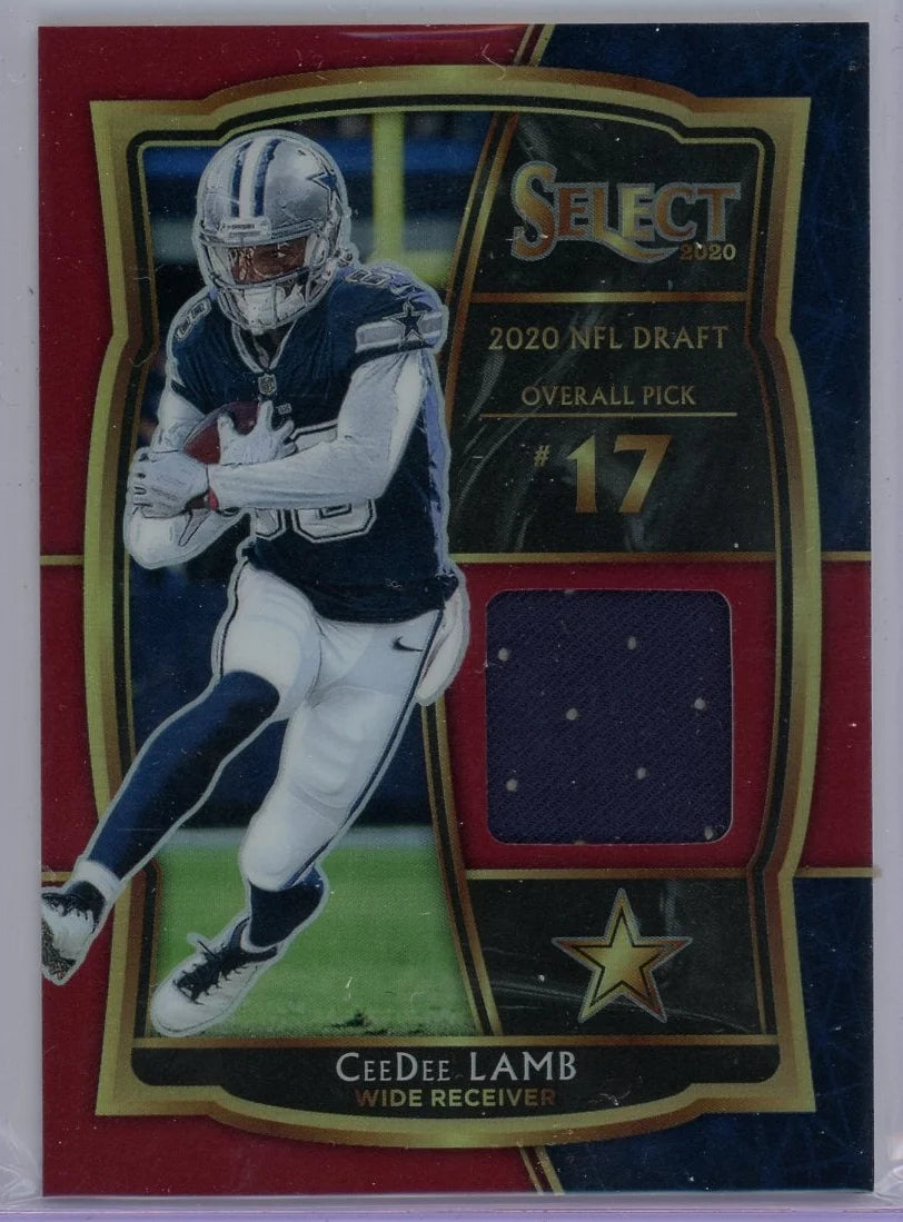 CeeDee Lamb 2020 Panini Select Draft Pick Relic