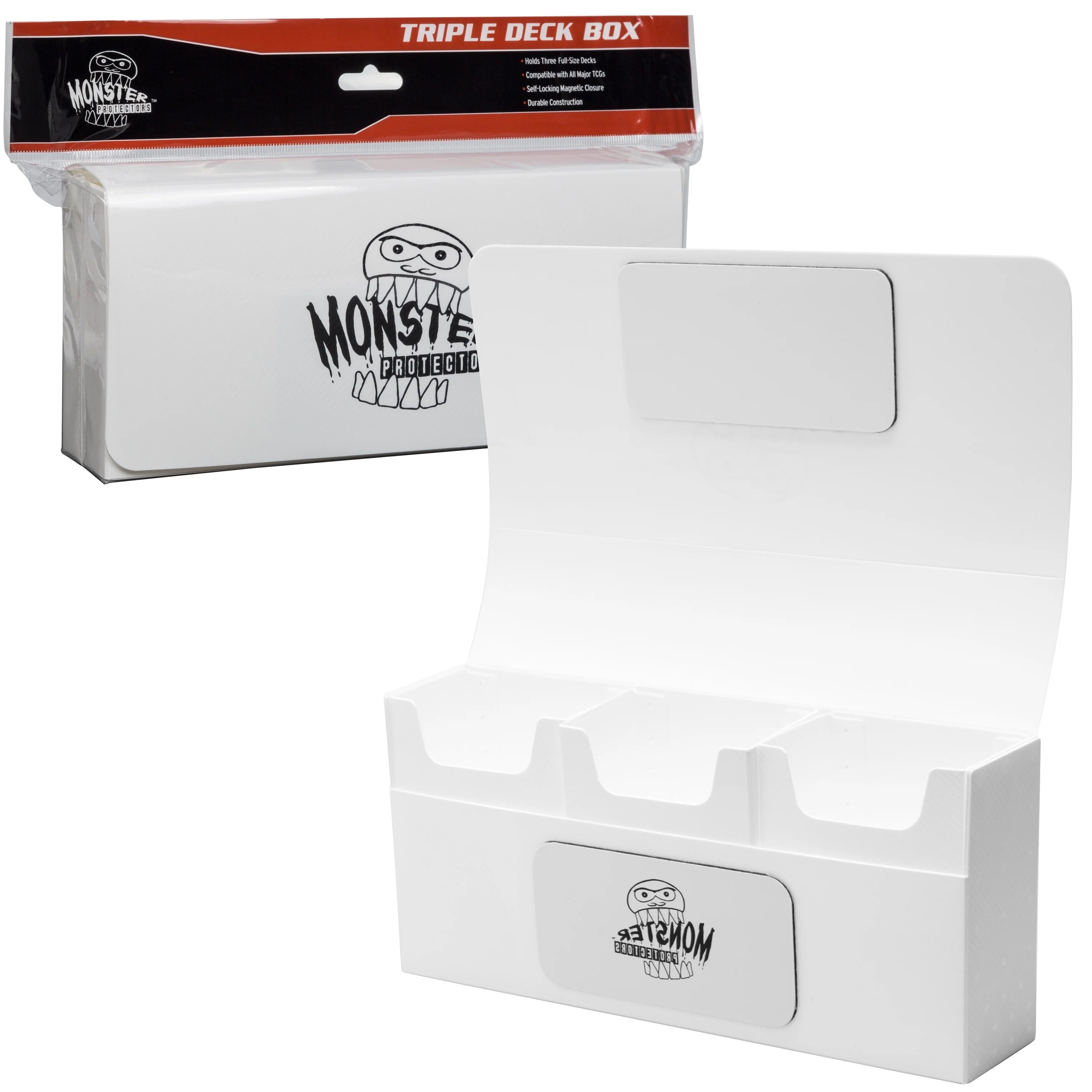 Triple Deck Box - White (Holds 225)