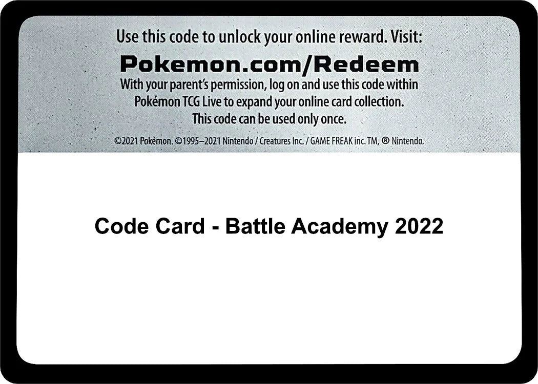 Code Card - Battle Academy 2022 (Battle Academy 2022) (BA22)