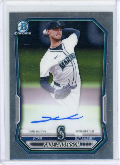 Kade Anderson 2026 Bowman Chrome Auto