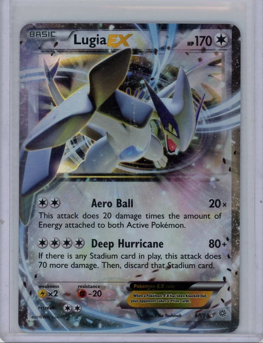 Lugia EX 2015 Pokémon rare holo 68/98