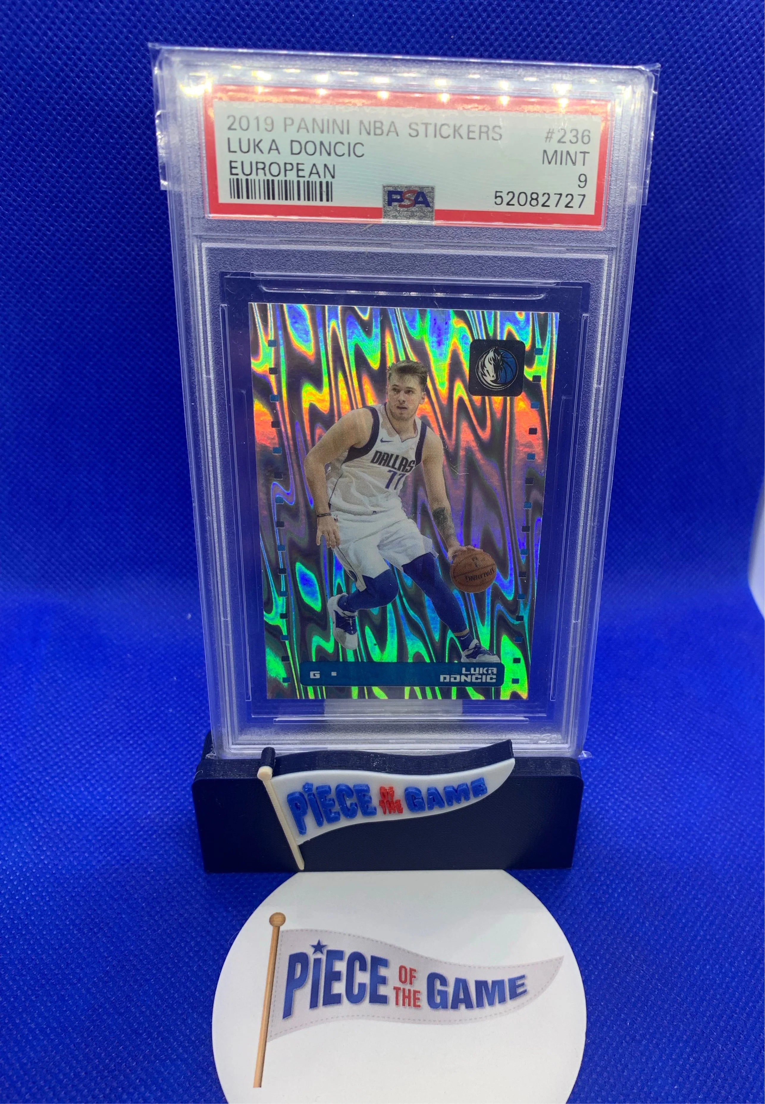 Luka Doncic 2019 Panini NBA Stickers European PSA 9
