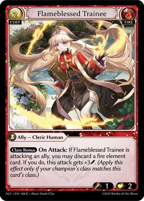Flameblessed Trainee (108) (Alchemical Revolution) (ALC)