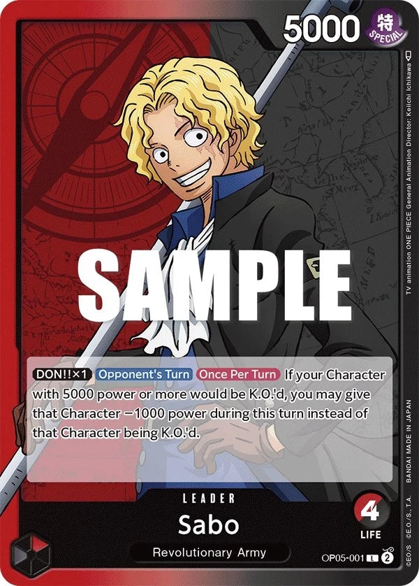 Sabo (001) (OP05-001) (Awakening of the New Era) (OP05)