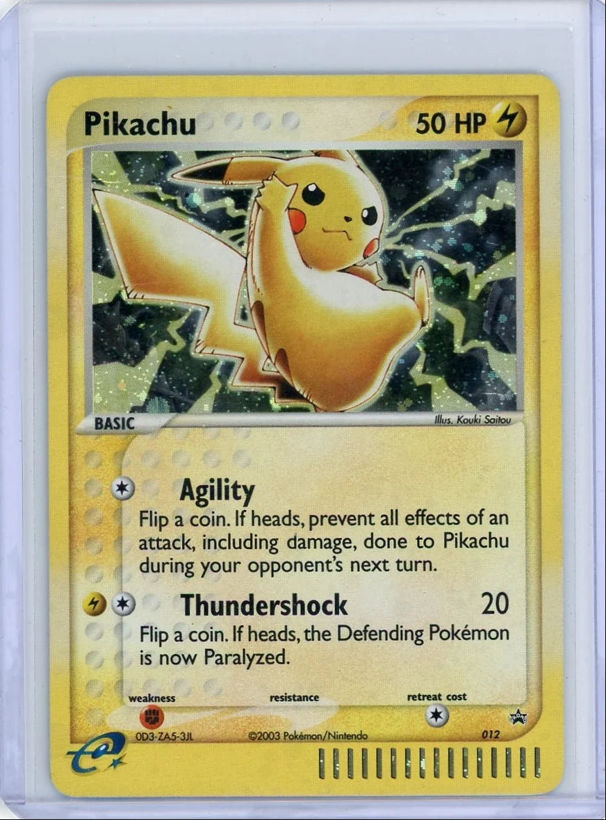 Pikachu Pokémon EX Series Collector's Tin Promo #012 (DMG)