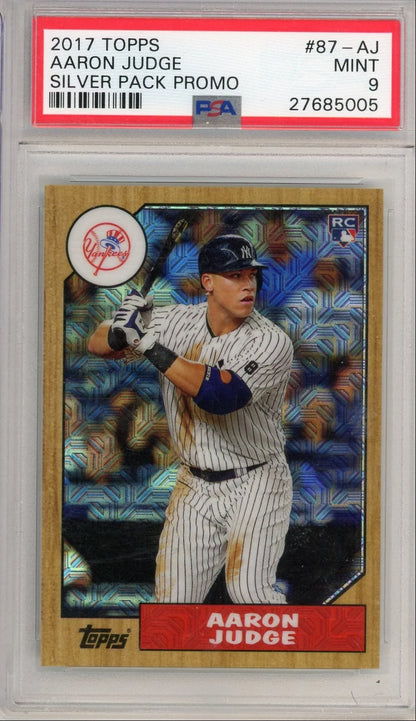Aaron Judge 2017 Topps Silver Pack Rookie PSA 9