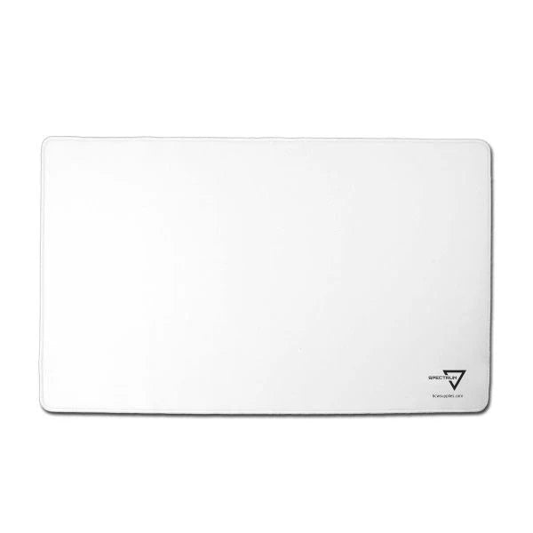 Playmat Monochrome with Stitched Edging - White