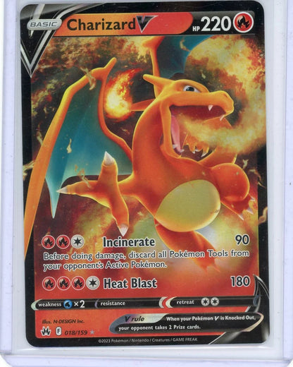Charizard V Pokémon Crown Zenith Ultra Rare #018/159