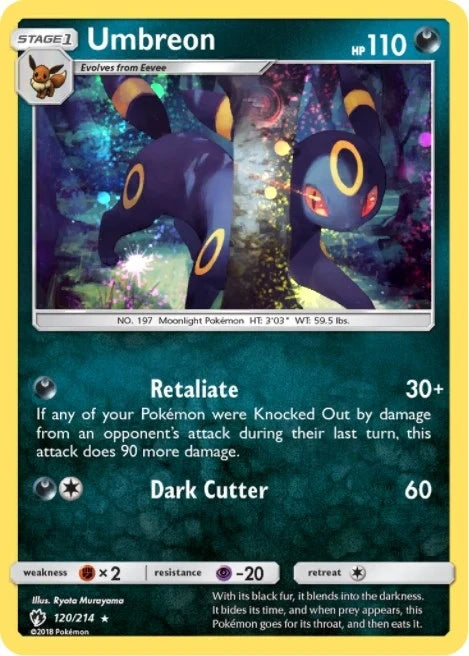 Umbreon - 120/214 (Cosmos Holo) (120/214) (Blister Exclusives) (BLE)