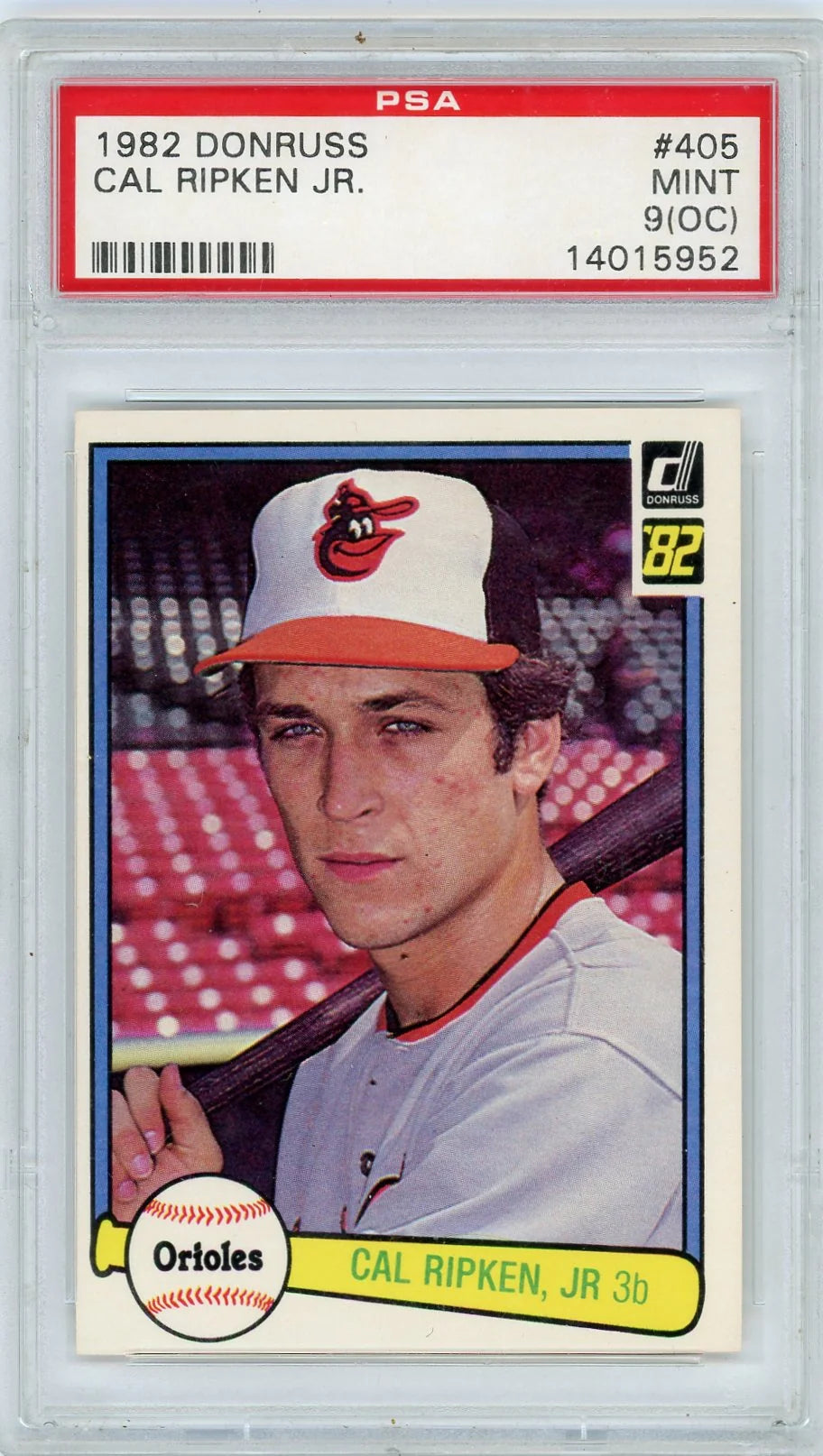 Cal Ripken Jr. 1982 Donruss #405 PSA 9(OC)