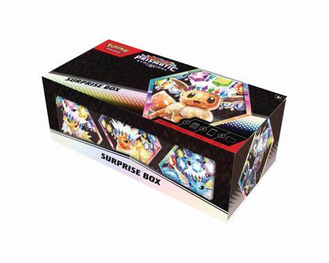 Pokémon Scarlet and Violet Prismatic Evolutions Surprise Box 6-box case
